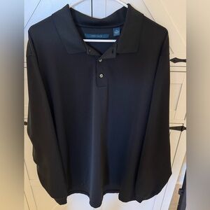 Perry Ellis Long Sleeve Polo Shirt XXL